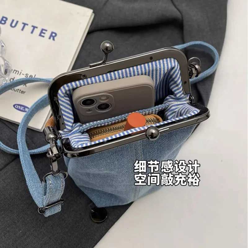 Unique design women Shoulder Bag Denim small handbags Jeans female messenger bags phones sling bags Bolsa blue bao Z250903