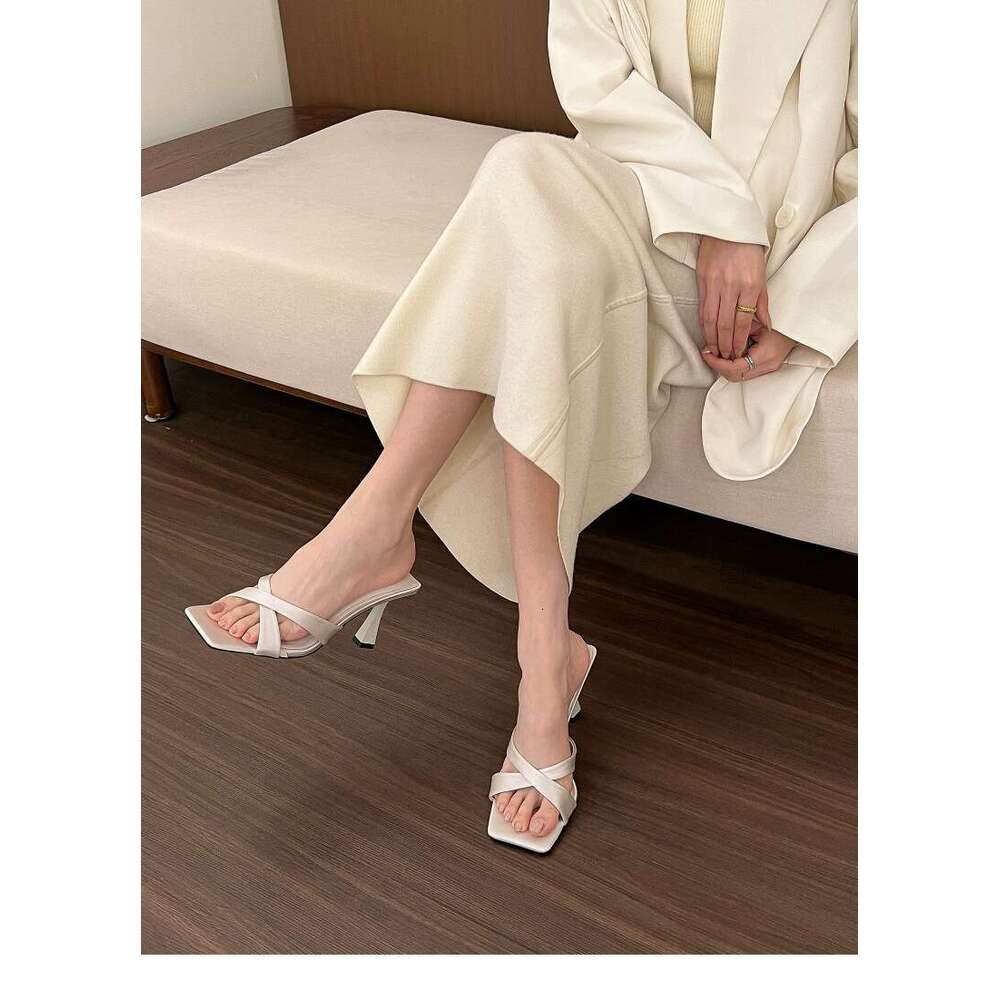 French Style Light Green Satin Sandals for Designer Shoe Women, Summer Outdoor Open-Toe Stiletto High Heels