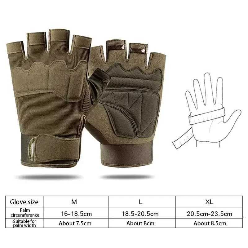 Unisex Half Finger Cycling Training Gloves NonSlip WearResistant Tactical Fitn Sports Outdoor Gloves for Men And WomenXJ250904