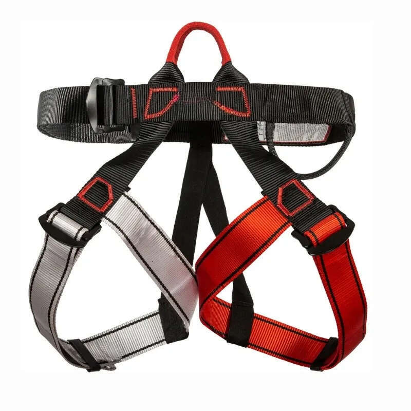Carabiners Half Body Safety Rock harness belt Rappelling Equip Tree Harness Climbing Kit Men Fall Protection
