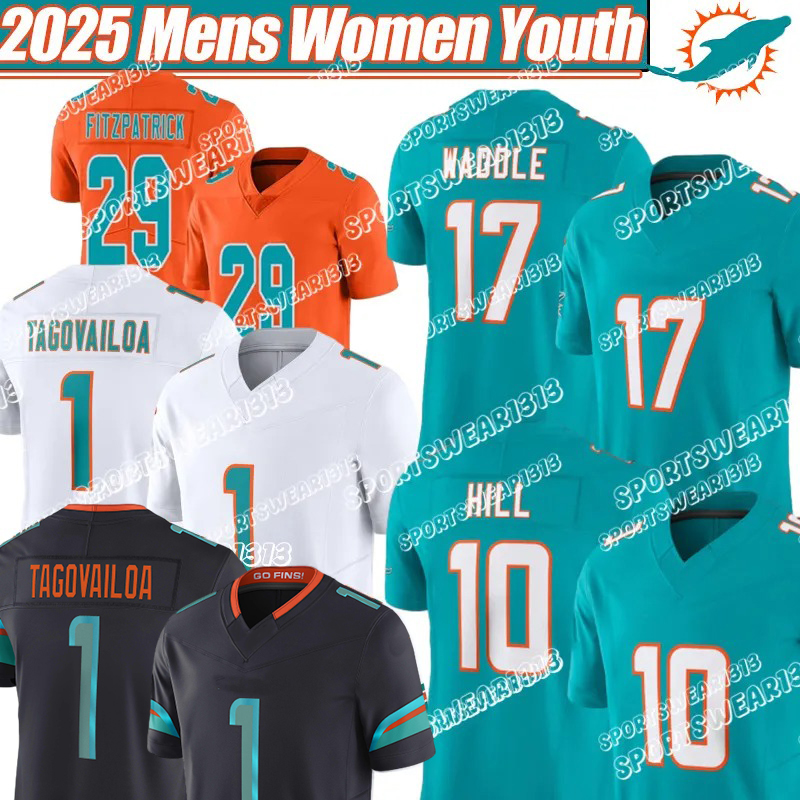 Miami city Dolphinsjersey Tyreek Hill 1 Tua Tagovailoa Jaylen Waddle Jalen RamseyBradley Chubb Dan Marino Devon Achane Chop Robinson Raheem Football Jerseys