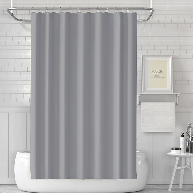 YL-37102 High-precision Customized 3D Curtain Printing Finished Landscape Wave Curtain Blackout Curtain