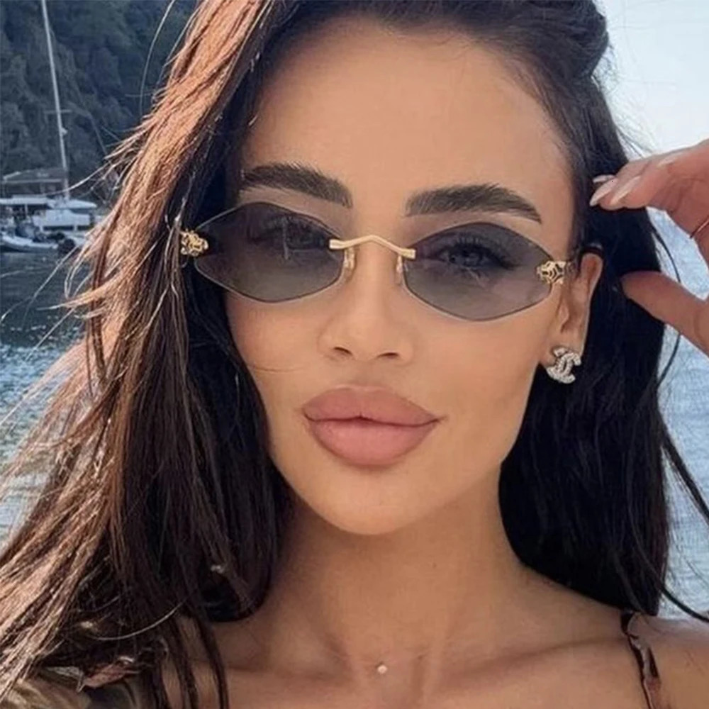 Diamond Cut Edge Personalized Sunglasses Fashionable Mens And Womens Travel Sunglasses HighEnd Small Frame Sunglasses UV400 250903