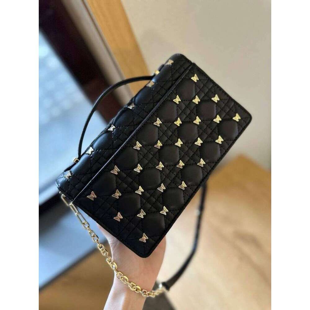 Echtes Leder Luxus Original High-End-Damentasche Perlenhandtasche Neues Produkt Schaffell Hand