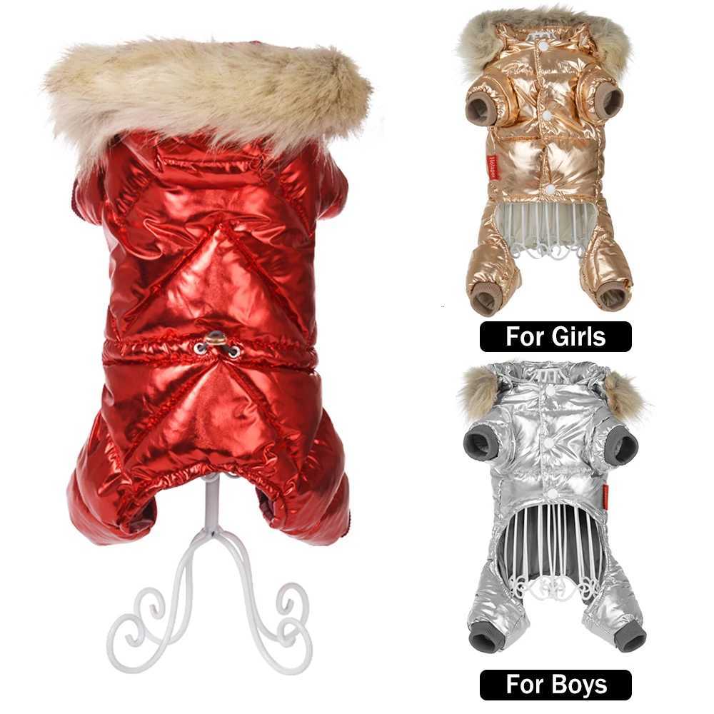 Dog Clothes for Small Medium Dogs Cat Thicken Fleece Warm Puppy Solid et Coat Waterproof Yorkshire Pug Chihuahua Pet Outfits W250904