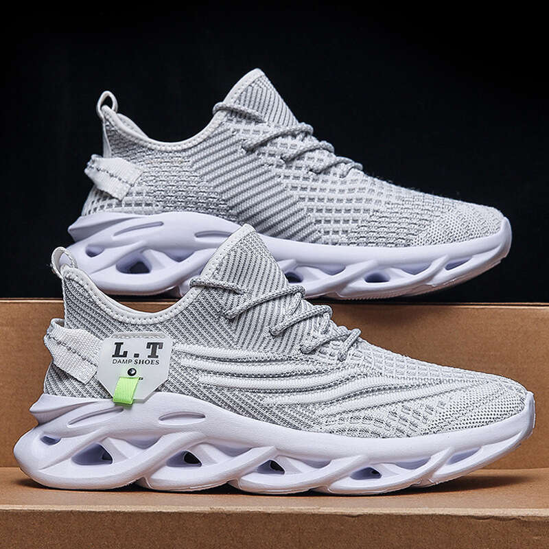 45 Large 46 Size 47 Black 48 Spring and Autumn Versatile Sports Running Casual Odor-resistant Breathable Mesh Shoes Men's Summer Style