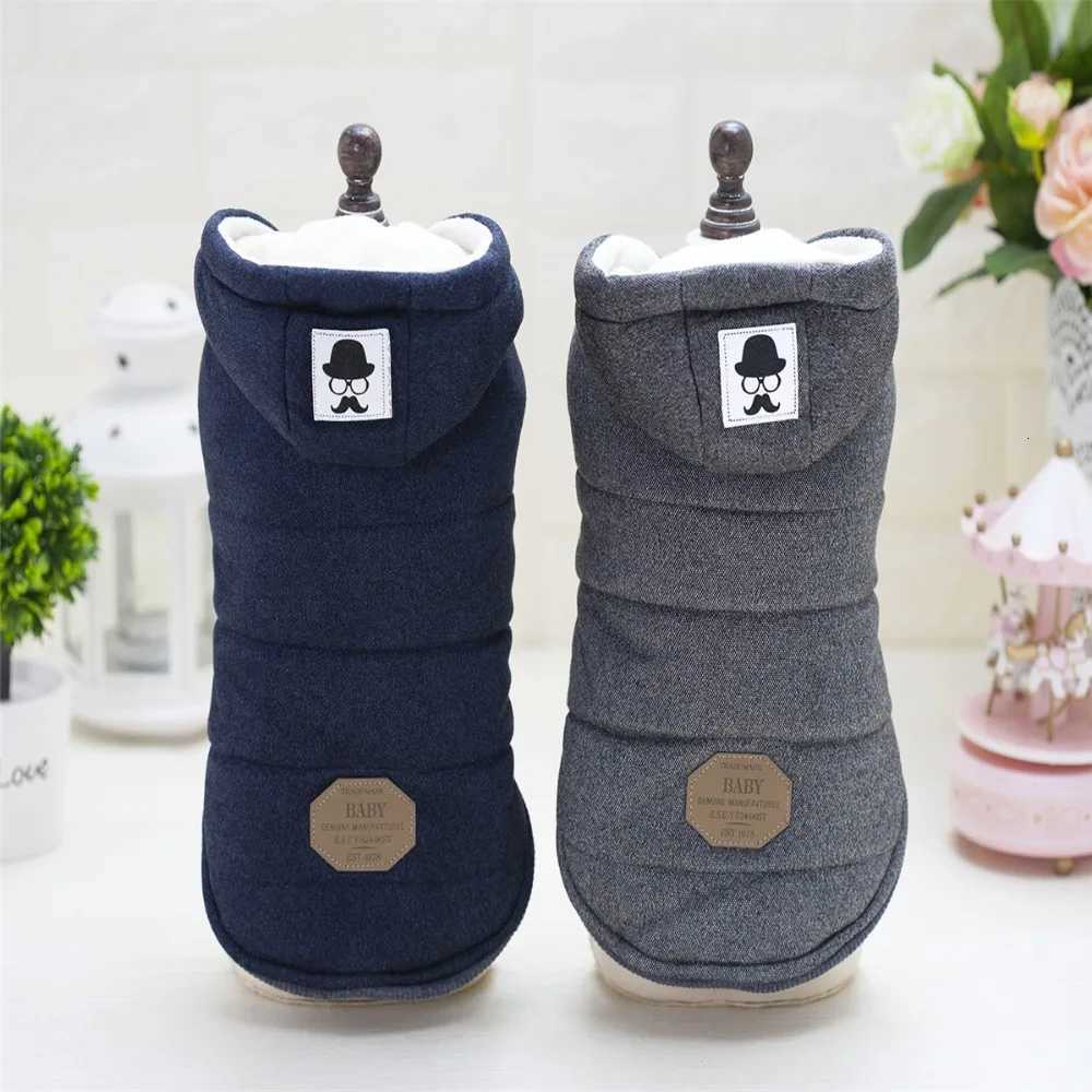 Cute Winter Padded Dog Vest Coat Hoodies Cat Puppy Cold Weather Coats et For Small Dog Drop Shipping W250904