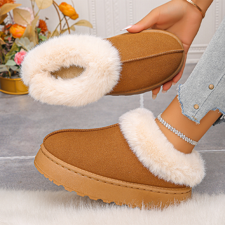 Cotton-Lined, Thicker Walled Insulated Low Top Snow Shoes