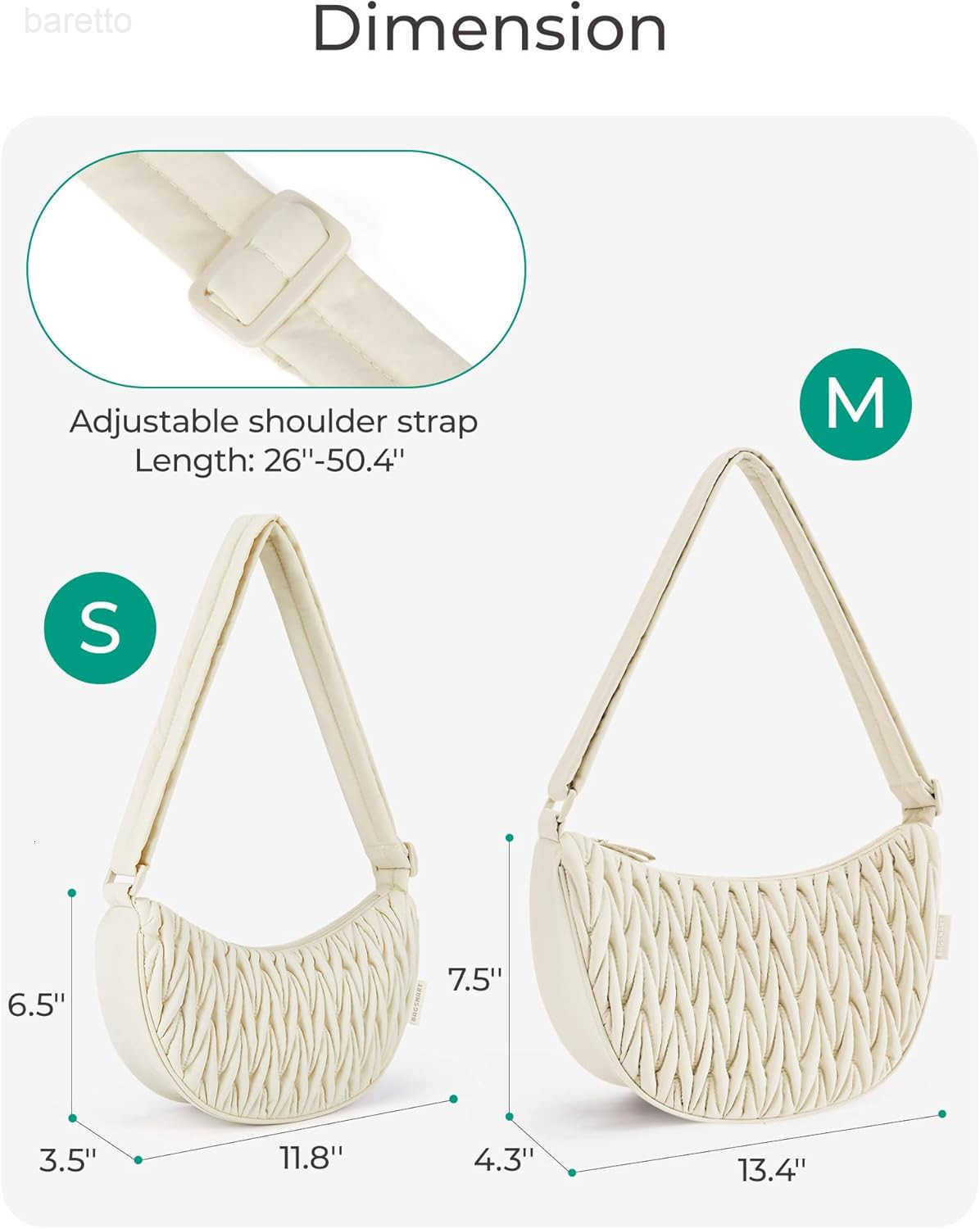 Hobo Bag for Women Nylon Quilted Crossbody Bags for Women Shoulder with Adjustable Strap M250903