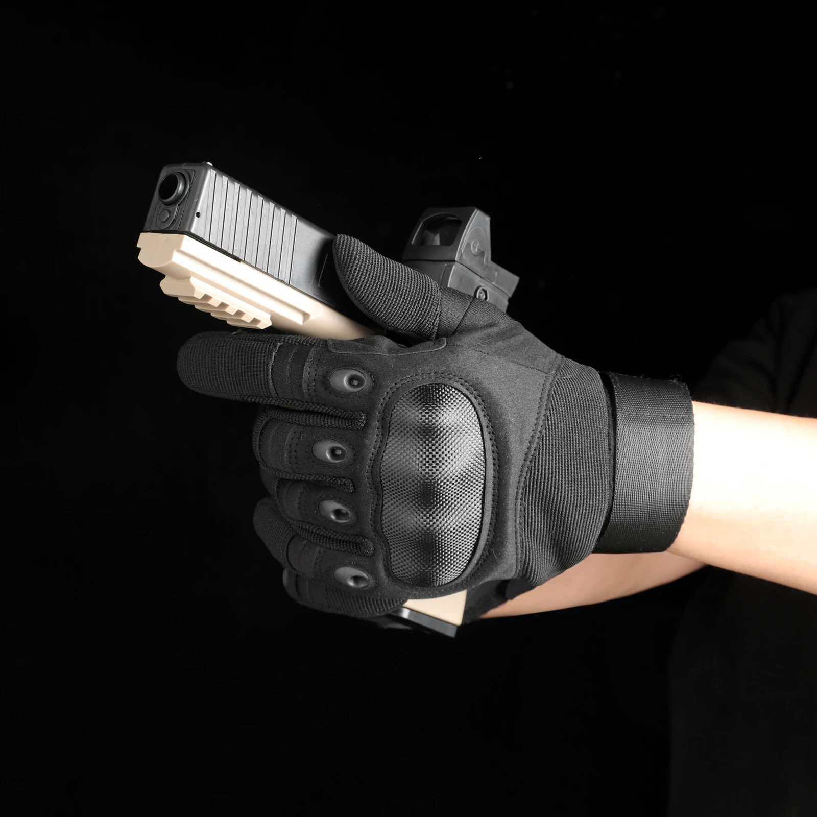 Super Fiber Hard Shell Tactical Gloves Touch Screen Army Military Men Women Paintball Airsoft Combat Long Motorcyc GlovesXJ250904