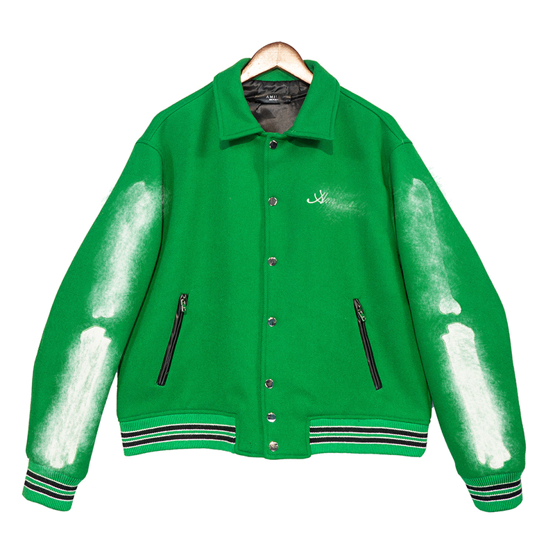 Men's Jackets Retro American Baseball Jaet Loose Casual Embroidered Spring Autumn Youth Outerwear Ort Sve Long