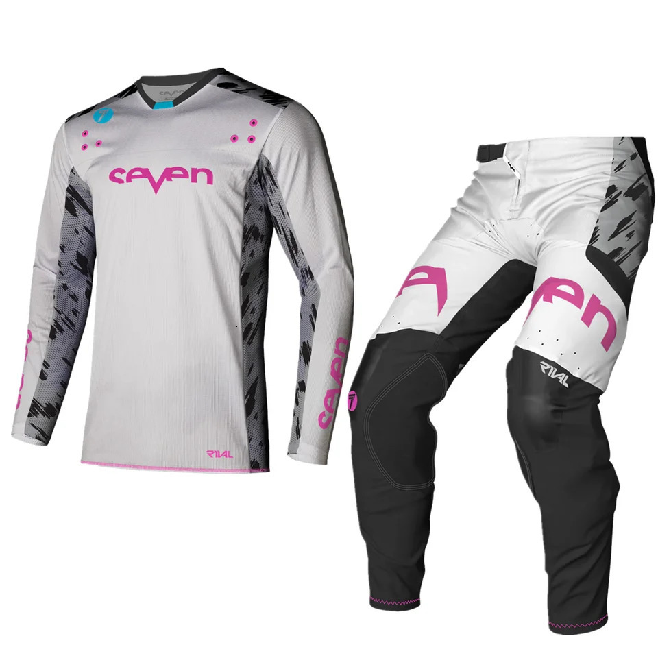 Seven MX Dirt Bike Suit Motocross Gear Set Top Off Road Combo Black Moto Jersey And Pant 250903