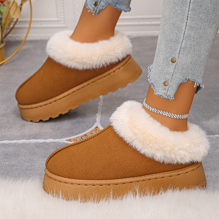 Cotton-Lined, Thicker Walled Insulated Low Top Snow Shoes