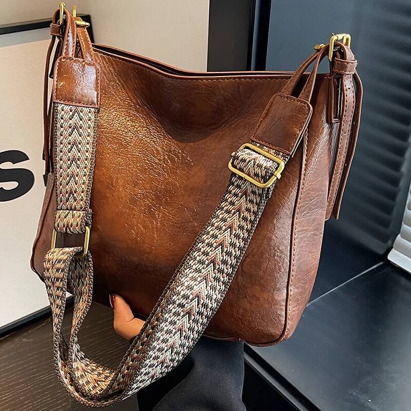 New Product Solid Color Simple Women's Handbag Designer Women Crossbody Bags High Quality Soft Leather Lady Shoulder Bag