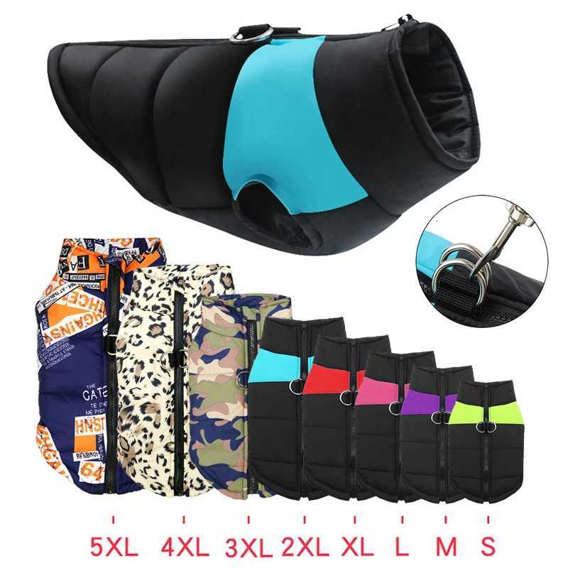 Padded Winter Warm Dog Clothes Waterproof Pet Vest Zipper et For Small Medium Large Dogs Pug Chihuahua French Bulldog Coat W250904