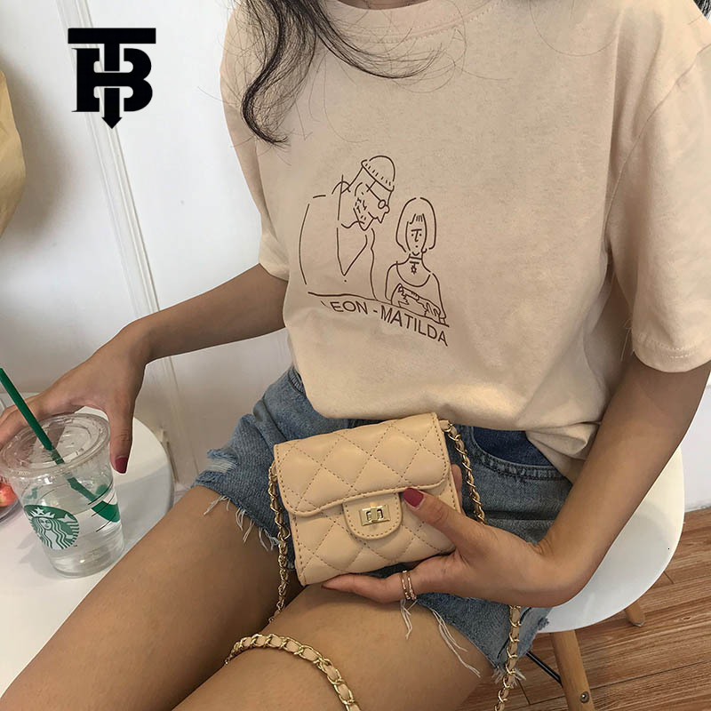 TB BHULAMTE Designer bag Women's Bag New 2025 Fashion Quilted Small Square Bag Mini Chain Bag Student Wallet Korean Style Crossbody Bag