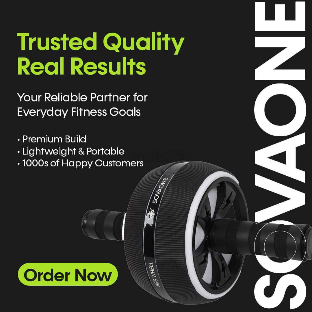 Ab Wheel Roller 4 in 1 Ab Roller Kit with Knee Mat Jump Rope Stretch Band Abs Workout Equipment for Home Gym Abdominal Wheel for Full Body Strength Tr