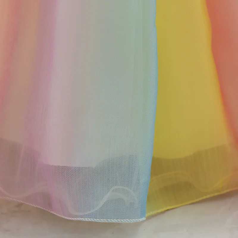 Toddler 9M-8Y Girl Lace Wedding Party Dress Kids Baby Tulle Birthday Princess Tutu Prom Child Christmas Party Colorful Costume Z250904