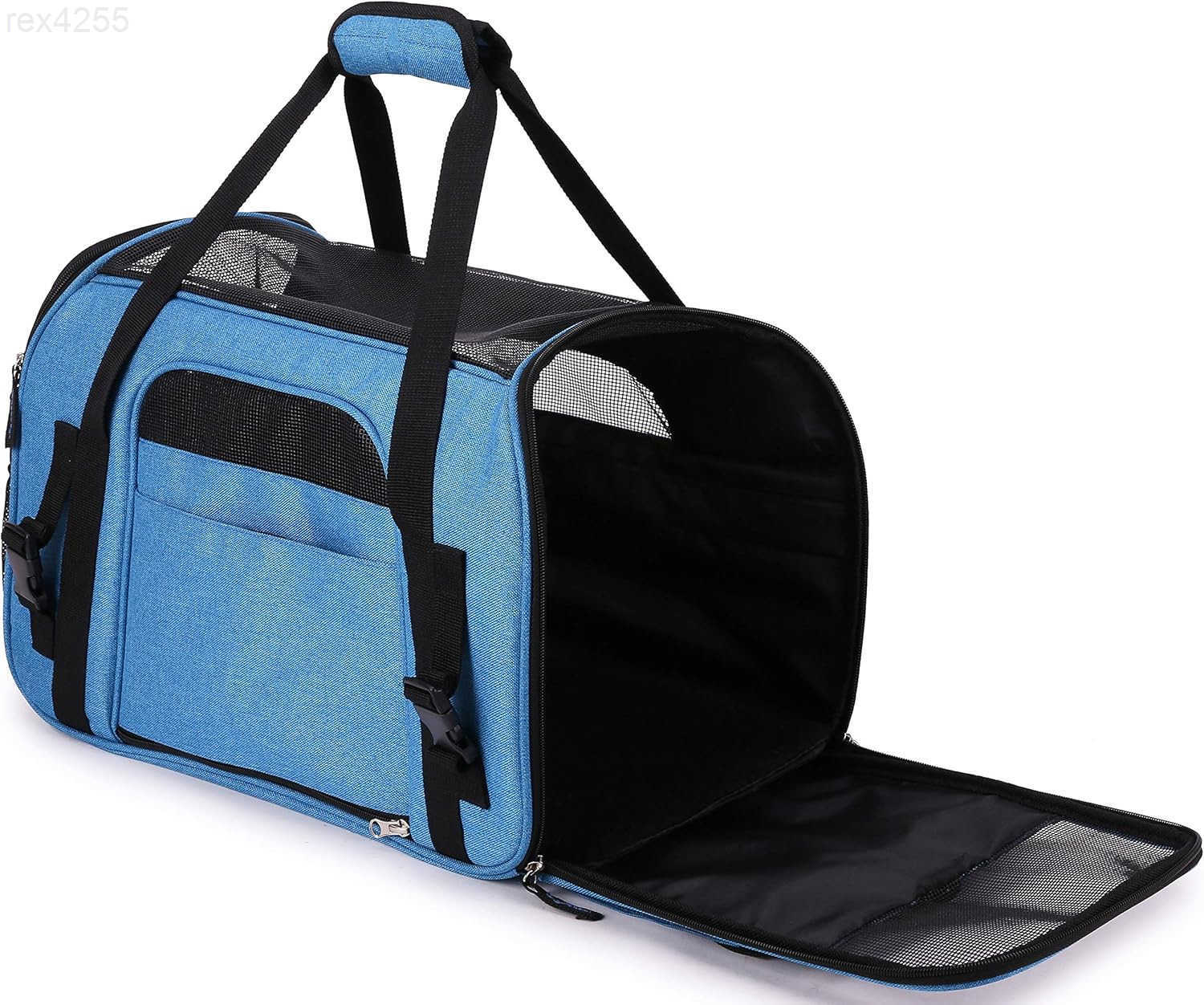 Soft Sided Pet Carrier 3 Year Warranty Airline Approved Multiple Sizes and Colors Available Medium 17 L x 9 W x 12 H Sky BlueW250904