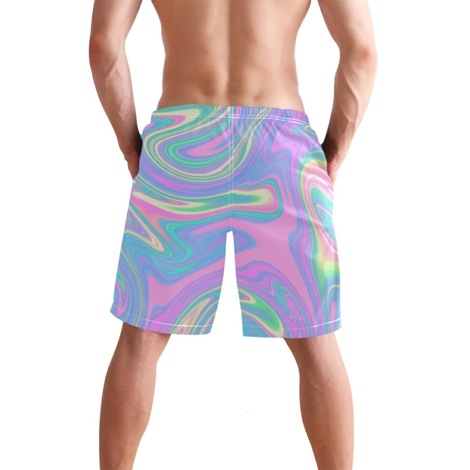 Summer Wholesale Men's Board Casual Shorts Beach Brand Short Surfing Bermudas Masculina De Print Men Boardshorts Quick Dry