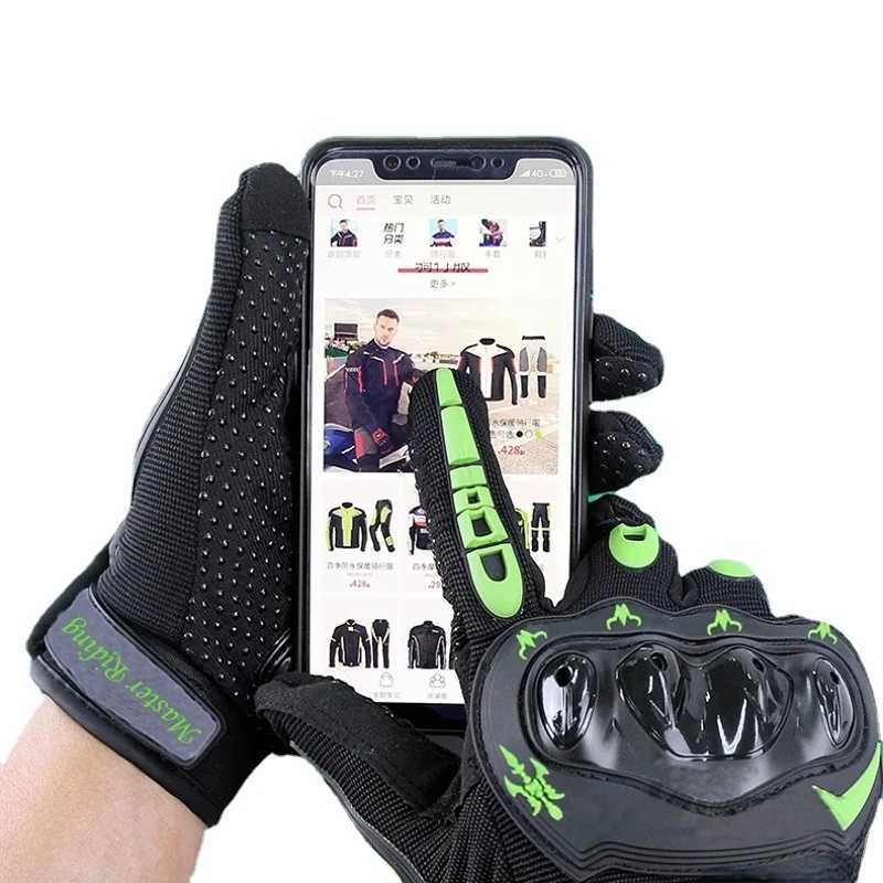 Motorcyc Touch Screen Gloves Breathab Full Finger Outdoor Sports Protection Riding Dirt Bike Moto Racing protection GlovesXJ250904