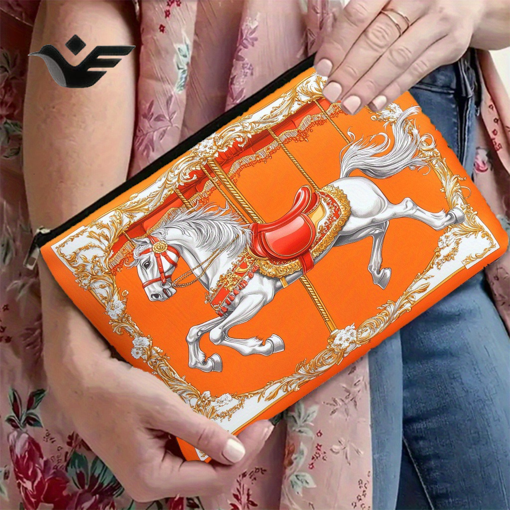 Feiyan Free Shipping New Designer Bag Luxury Shopping Bag Canvas Makeup Bag Large Capacity Fabric Coin Purse Travel Cosmetic Toiletry Storage Bag In S