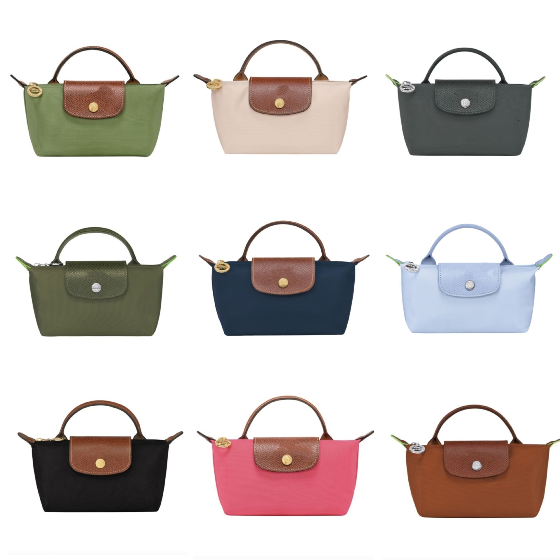 French Longchamp Mini Bag For Women Mini Dumpling Bag Handbag Phone Bag Tote Bag No Luxury Bag Designer Free Shipping Punching Required Comes With Sho