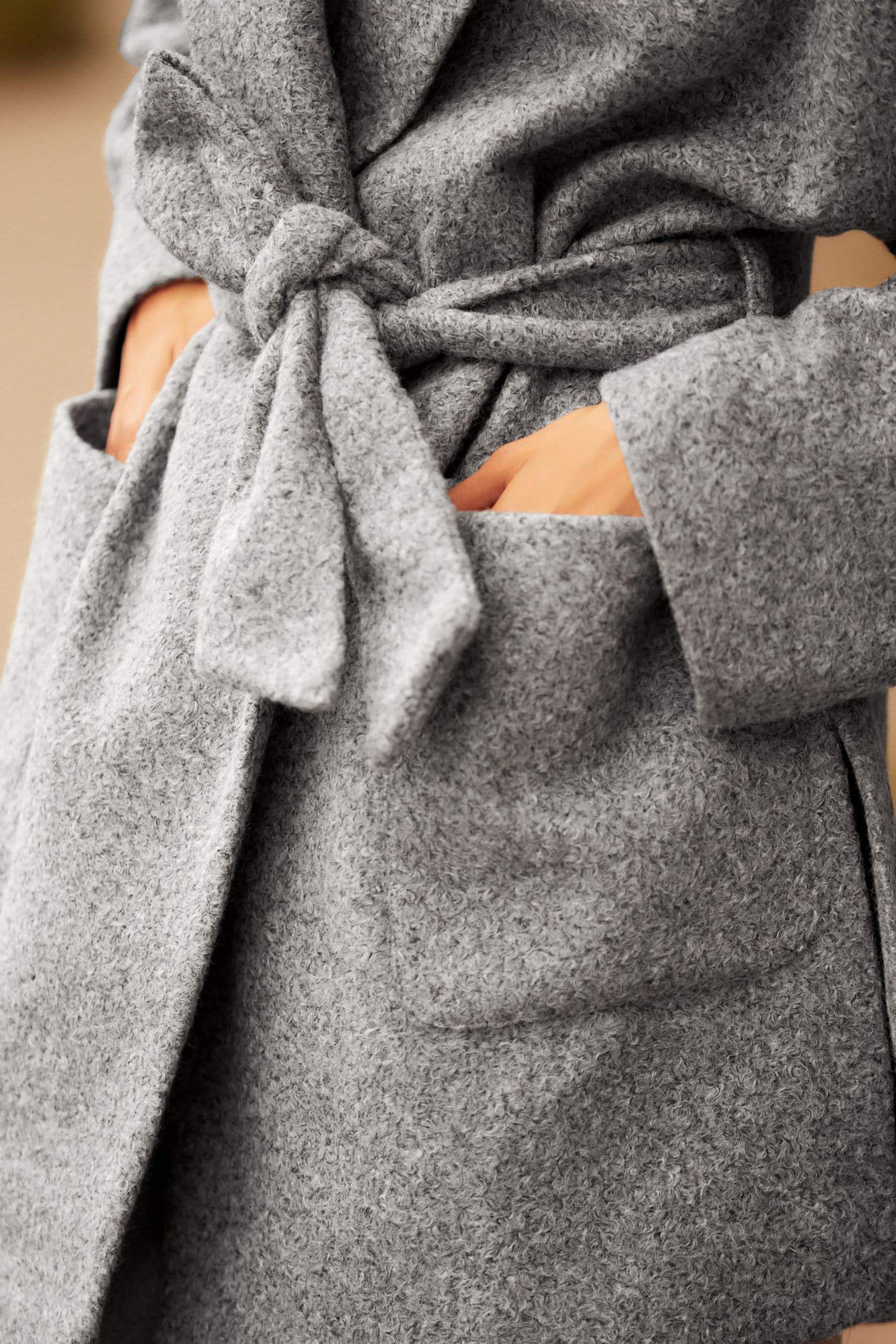 Autumn Winter Thickened Women Coat Notched Lapel With Belt Windproof Overcoat Office Ladies Work Wear Customized