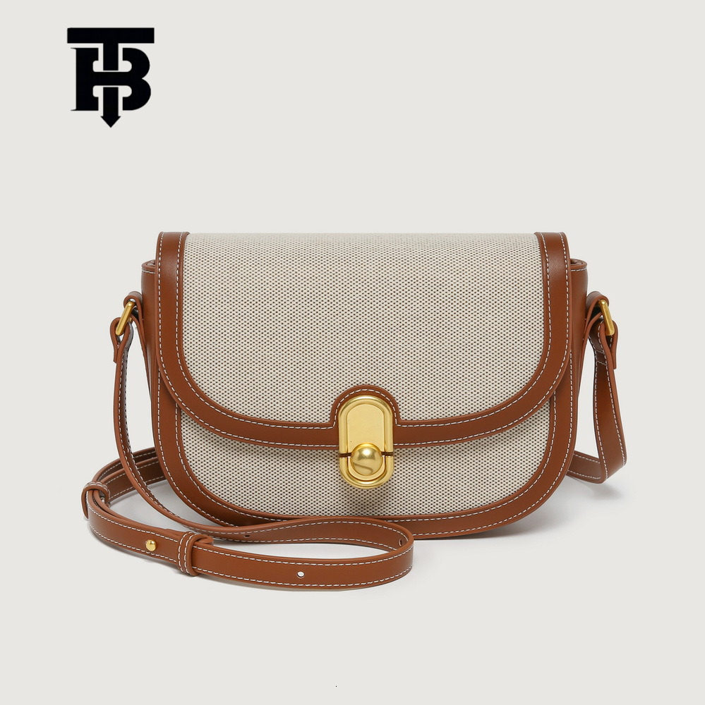 TB BHULAMTE Soft Leather High-Quality Texture Saddle Bag Summer New Designer s bag Versatile Underarm Bag Crossbody Women's Bag Fashion Casual Ni