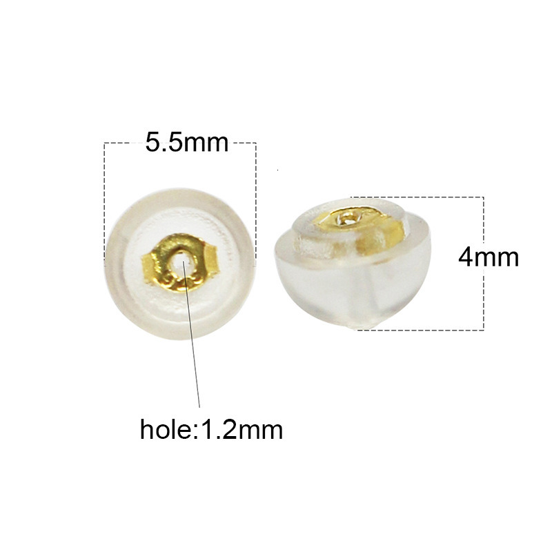 1 Pair Locking Earring Backs Jewelry Findings Replacements Backs Stoppers