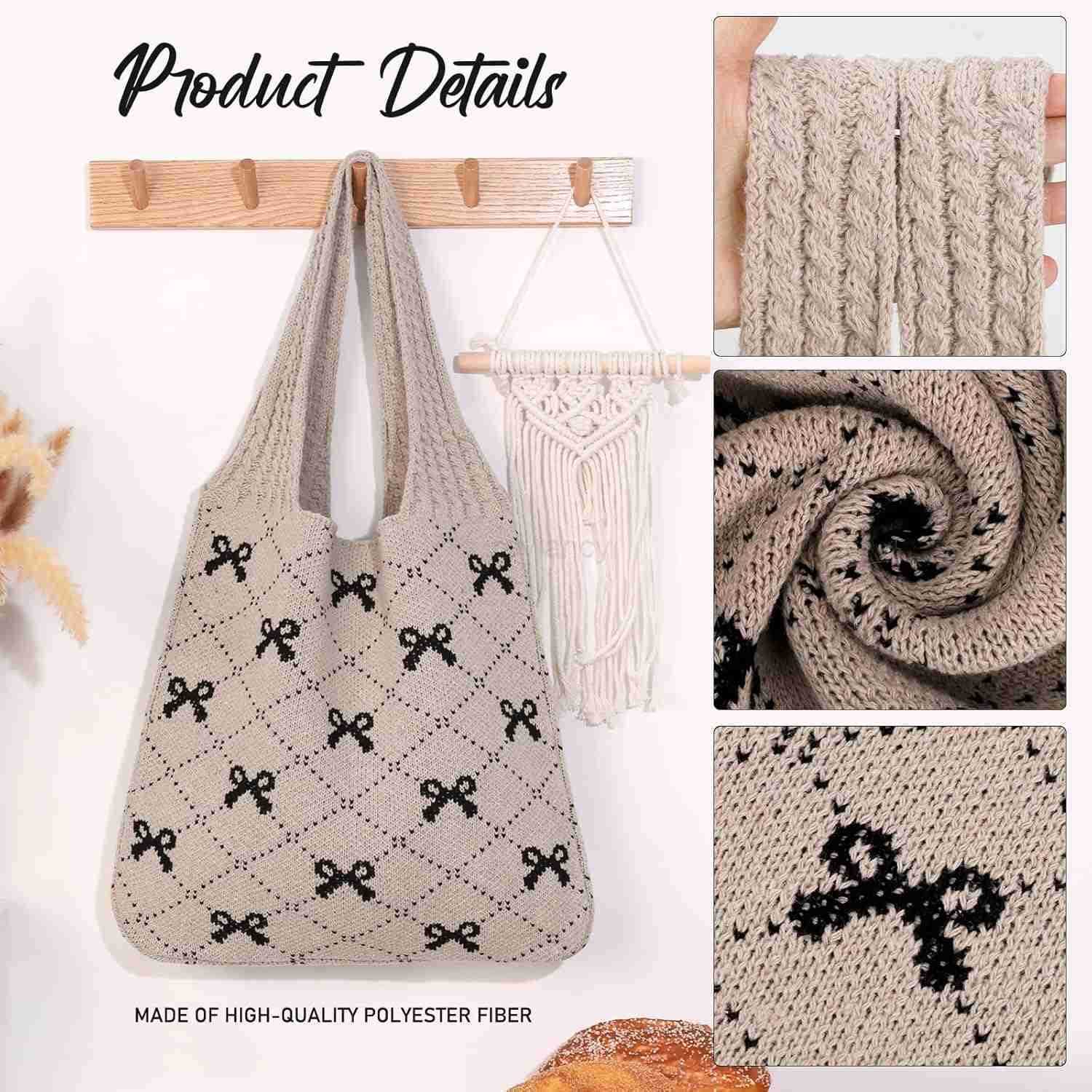 Tote Beach Mesh Knitted Shoulder Bag Large Aesthetic Hobo Bag for Women SummerW250904