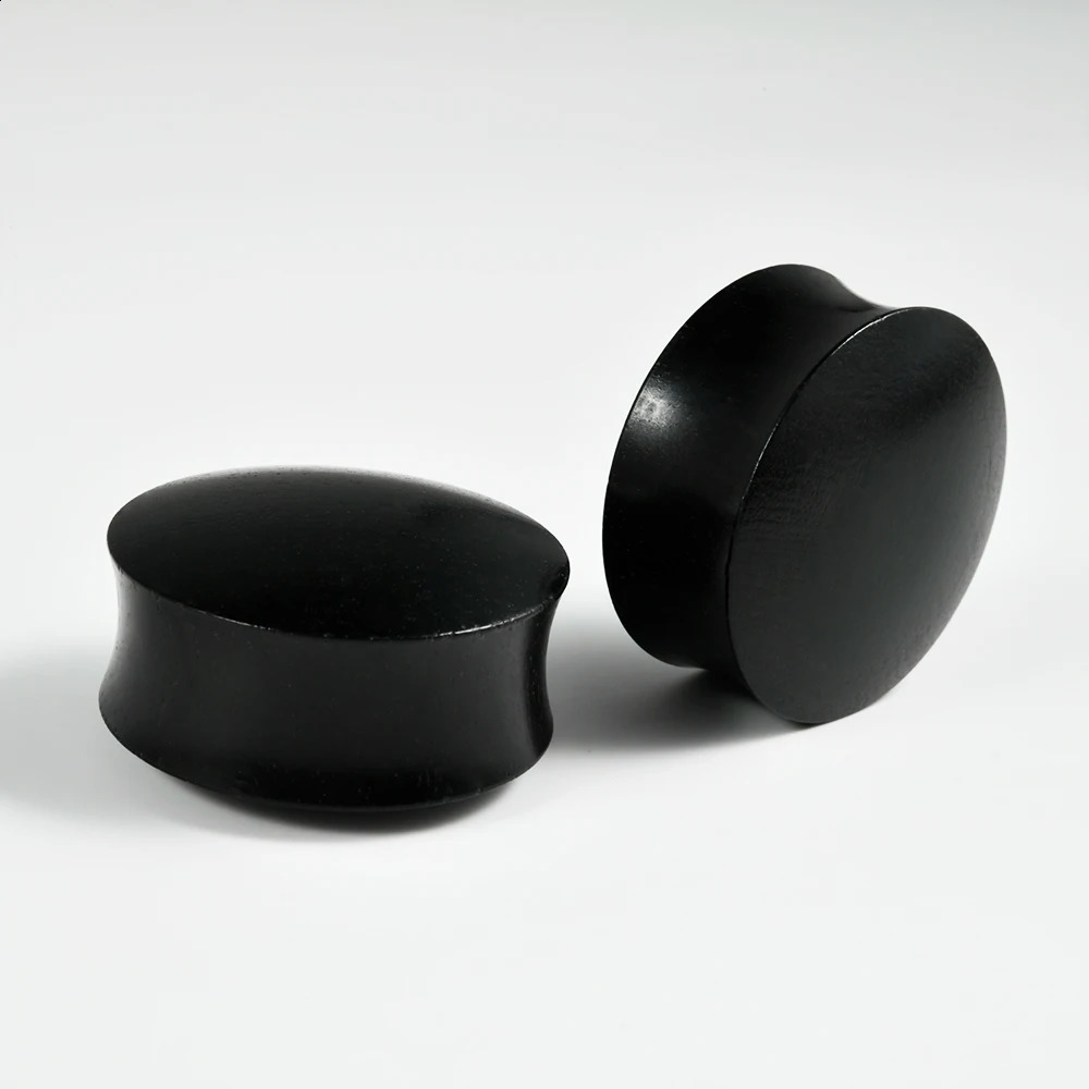 1PAIR Wood Ear Double Flared Plugs Tunnel Plug Flesh Expander Gauge Stretchers Earrings Man Body Piercing Jewelry 8mm25mm 250903