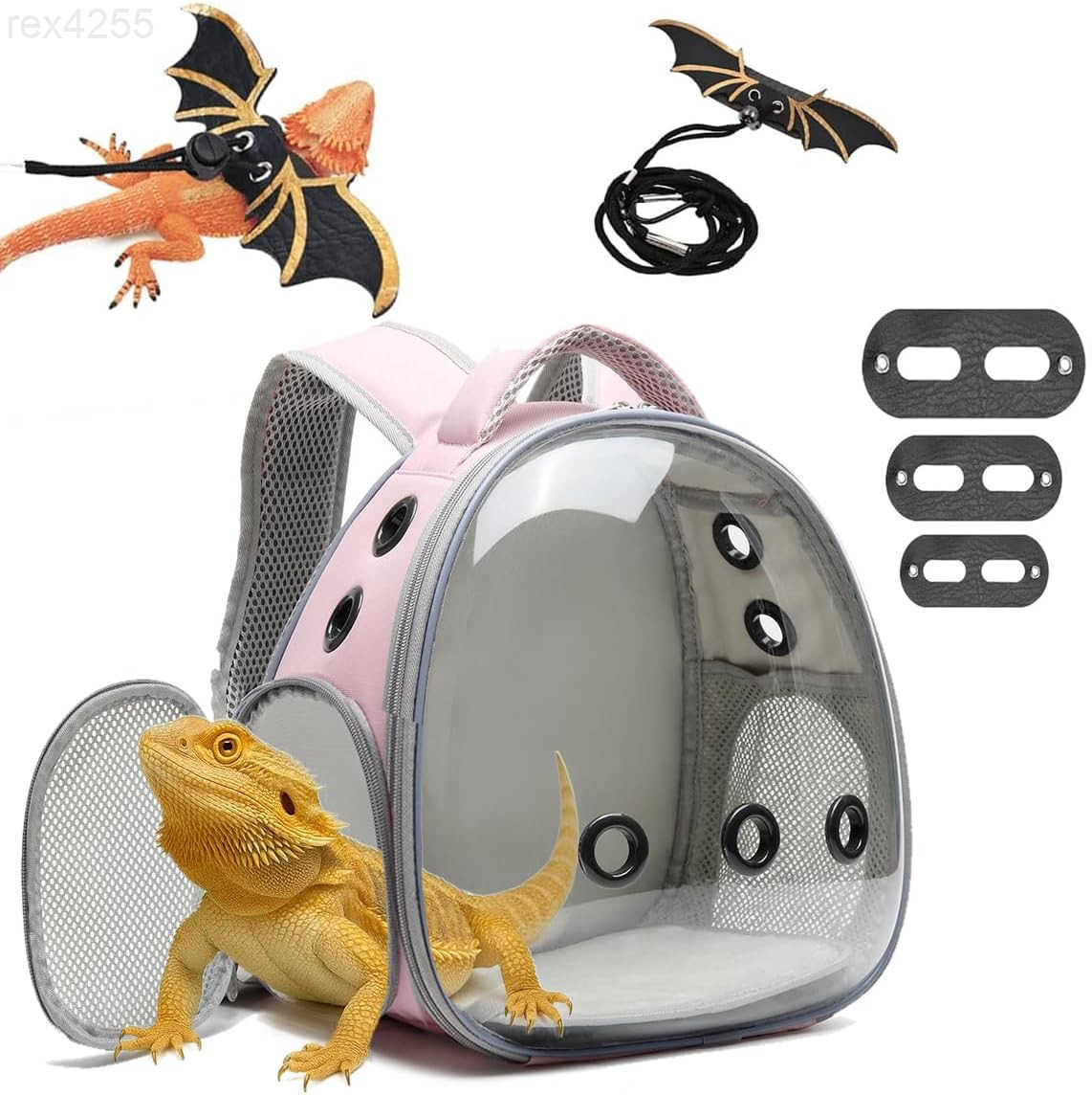 Backpack Carrier with Harness and Leash Set Small Animal Carrier Backpack Space Capsule Bubble Window Small Pet Carrier Backpack Airline ApprW250904
