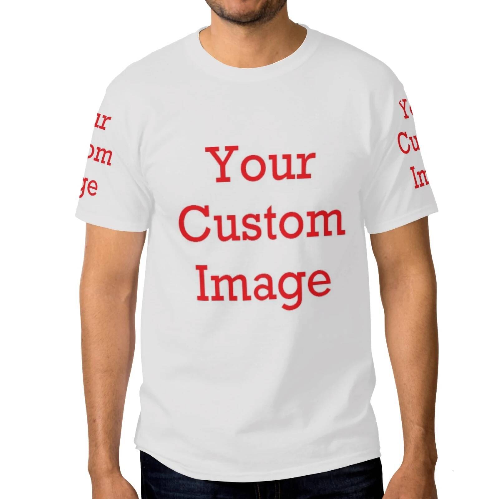 Summer 2025 New Fashion 3D Printed T-shirt Custom Pattern Men's Print Casual T-Shirt O-Neck Hip Hop Short Sleeve