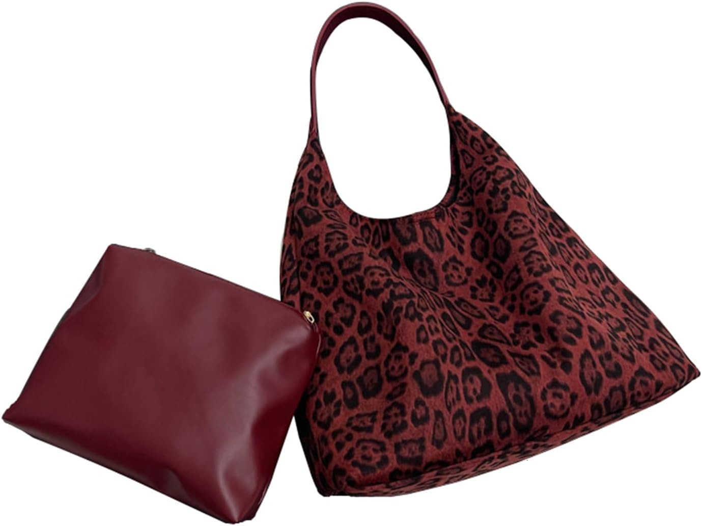 Suede purses for Women 2024 Slouchy Shoulder Bags Soft Leather hobo bag Brown Tote Handbag for Work Everyday M250904