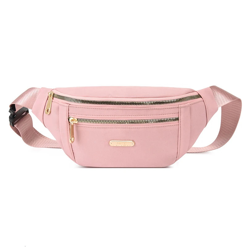 Waist Bags For Women Polyester Leisure Color Waist Bag Shoulder Crossbody Chest Bags Handbags AllMatch Messenger Belt Bags 250903