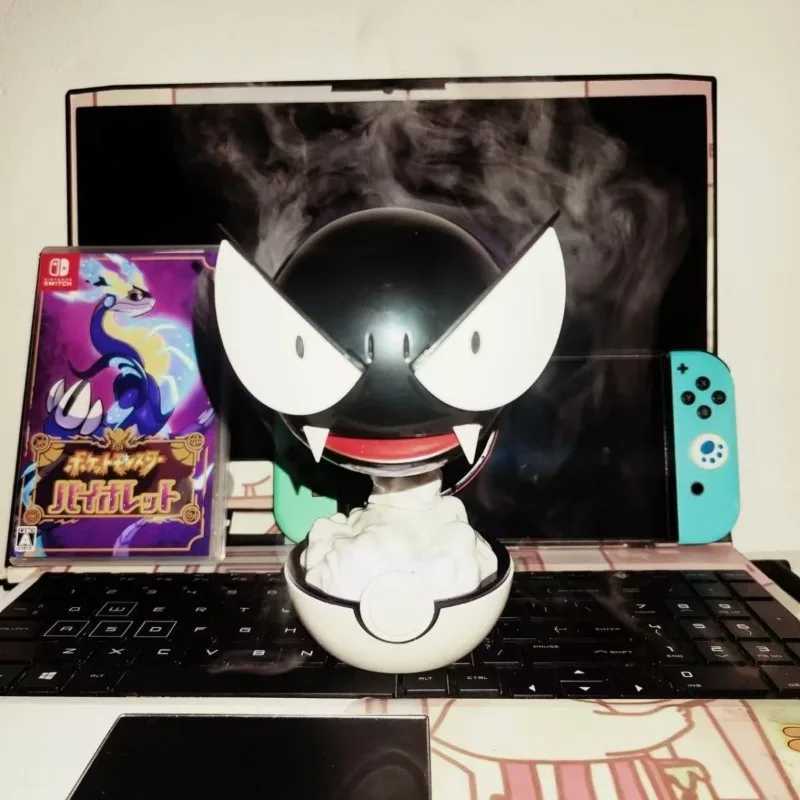 Gastly Figure Mini Humidifier Office Home Dorm Room Humidifying Water Replenishing Charging Spray Equipment Anime Figurines Toys W250904