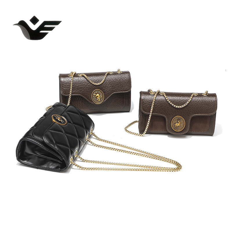 Feiyan Free Shipping New Designer Bag Luxury Shopping Bag Official Genuine High-end Chain Small Bag 2025 New Fashion Versatile Shoulder Crossbody Bag