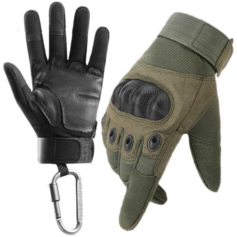 Super Fiber Hard Shell Tactical Gloves Touch Screen Army Military Men Women Paintball Airsoft Combat Long Motorcyc GlovesXJ250904