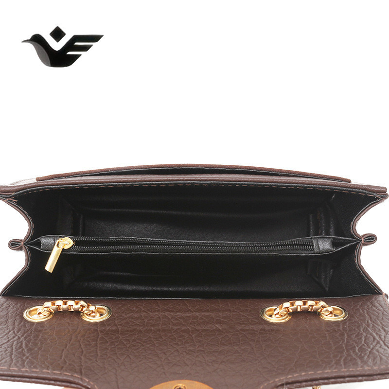 Feiyan Free Shipping New Designer Bag Luxury Shopping Bag Women's Bags Cross-border Trade Stylish Deer Flap Chain Shoulder Bag Multi-compartment 