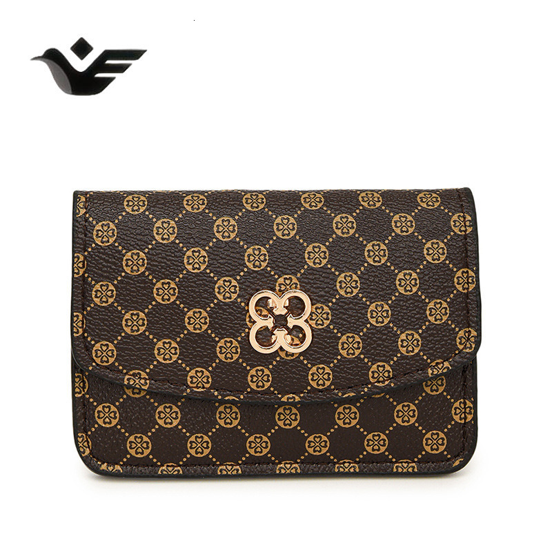 Feiyan Free Shipping New Designer Bag Luxury Shopping Bag Niche Printed Buckle Coin Purse Keychain High-end Exquisite Compact Card Holder Coin Purse A