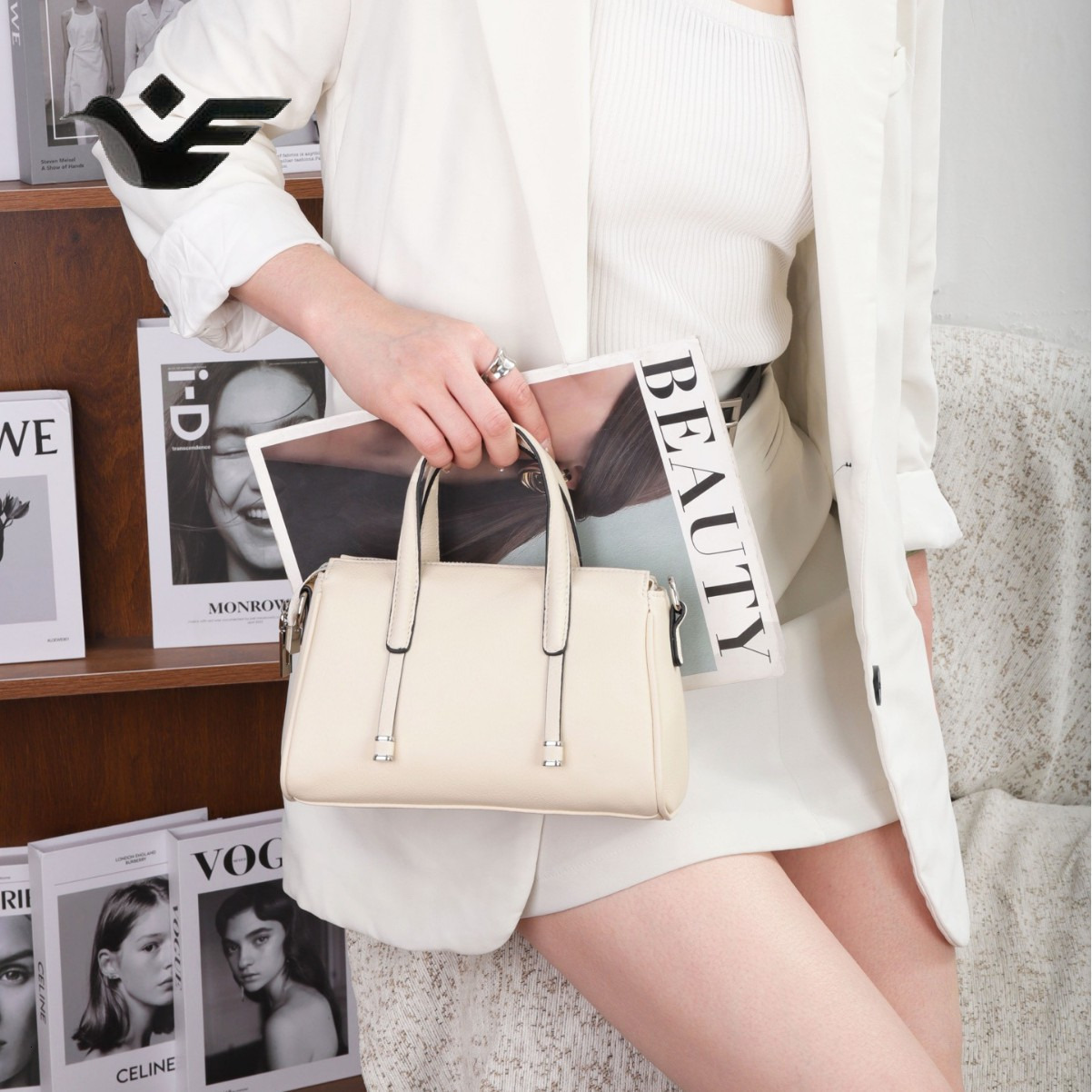 Feiyan Free Shipping New Designer Bag Luxury Shopping Bag Layer Cowhide New Large Capacity Tote Women's Bag Fashion Handbag Commuting Versatile W