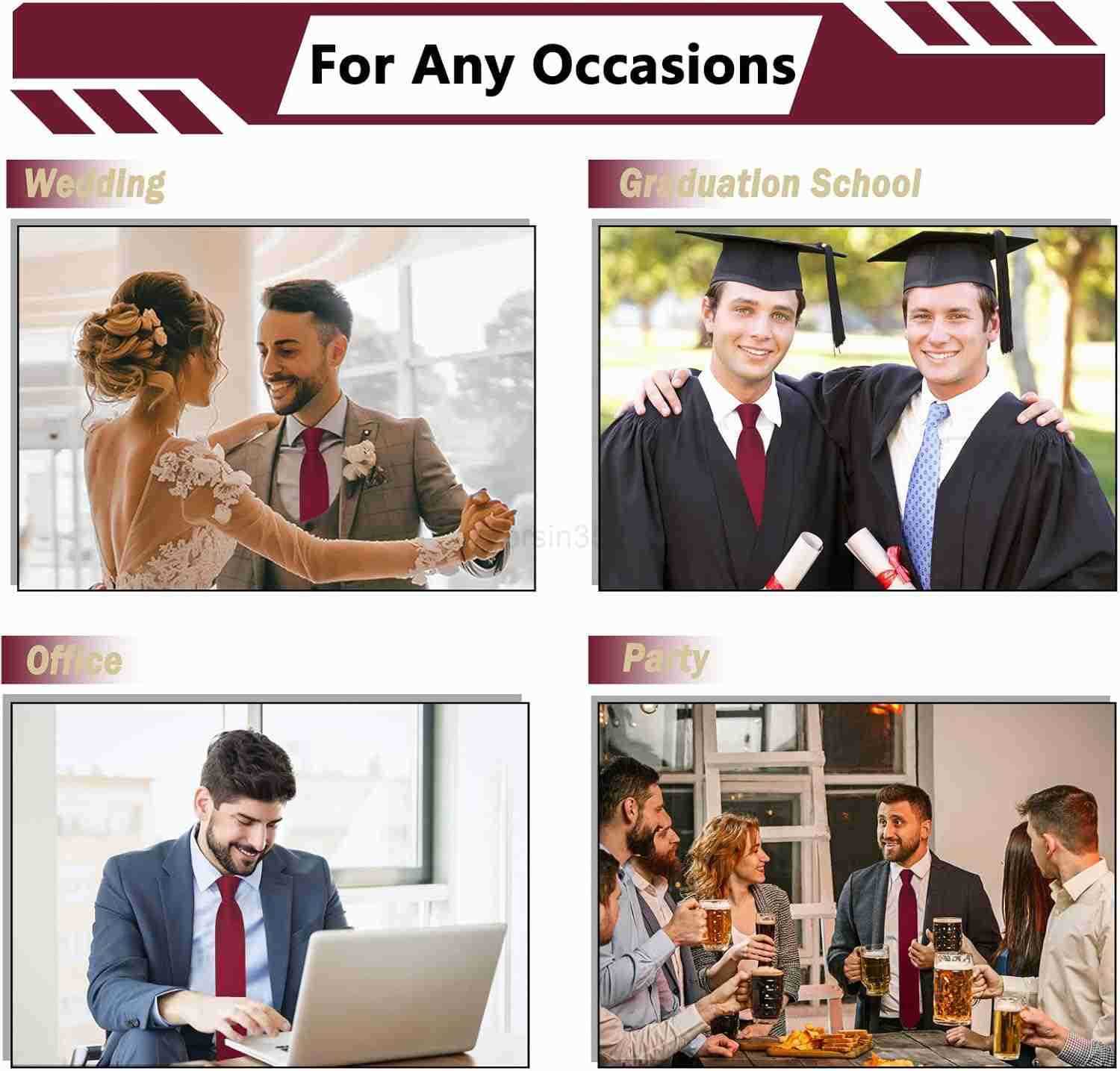 Mens Pretied Adjustable Tie Solid Color 315 Zipper Ties Neckties for Wedding Business Graduation SchoolW250904