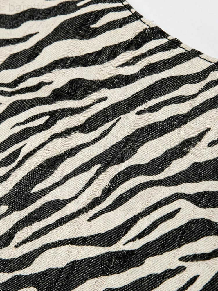 Shoulder Bag for Women Large Canvas Tote Bag Slouchy Crescent Handbag Underarm Purses Animal Print M250903