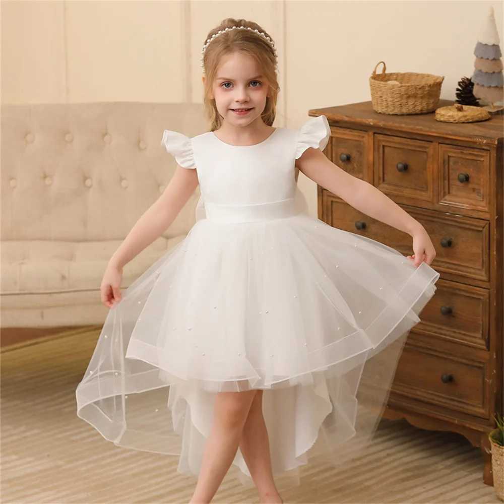 Baby Girls Wedding Christening Dresses 2 To 8 Years Child Elegant Costume Gowns For Eid Evening Trailing Childrens Clothes Z250904