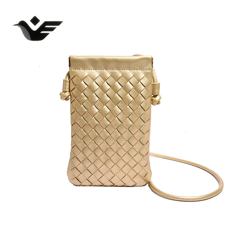 Feiyan Free Shipping New Designer Bag Luxury Shopping Bag Popular Handwoven Small Bag For Women High-end Versatile Commuter Vertical Crossbody Phone B