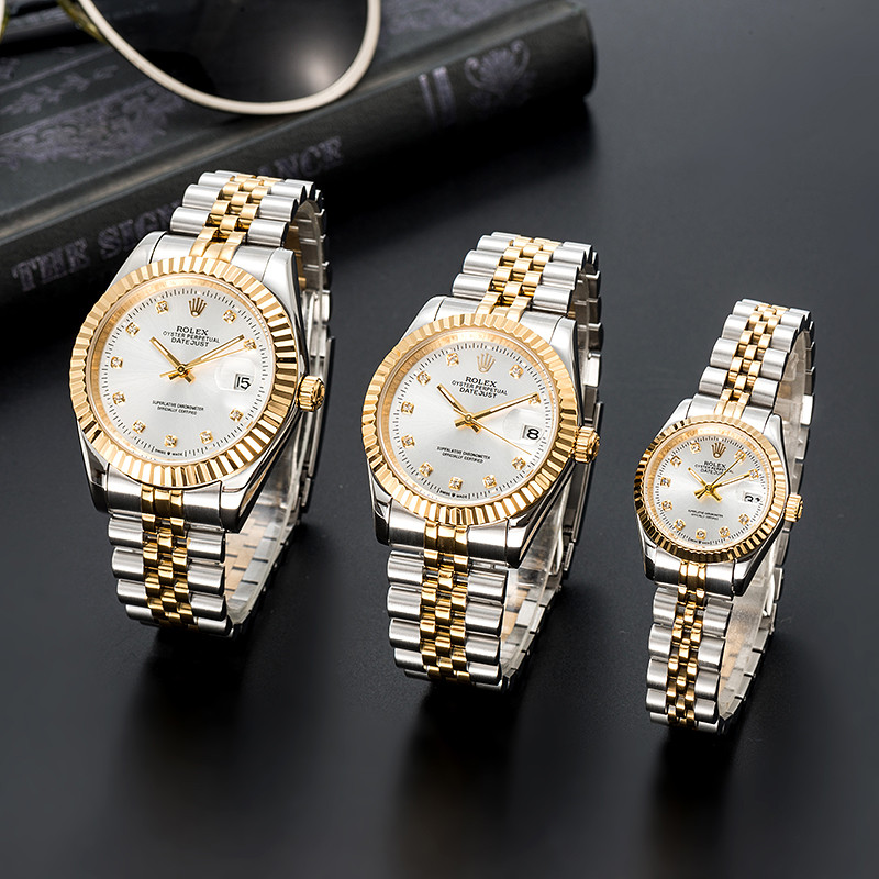 2025 Cases Mens Automatic Mechanical Watch Silver Strap Sapphire Glass Stainless Waterproof Wristwatch Gold Watches