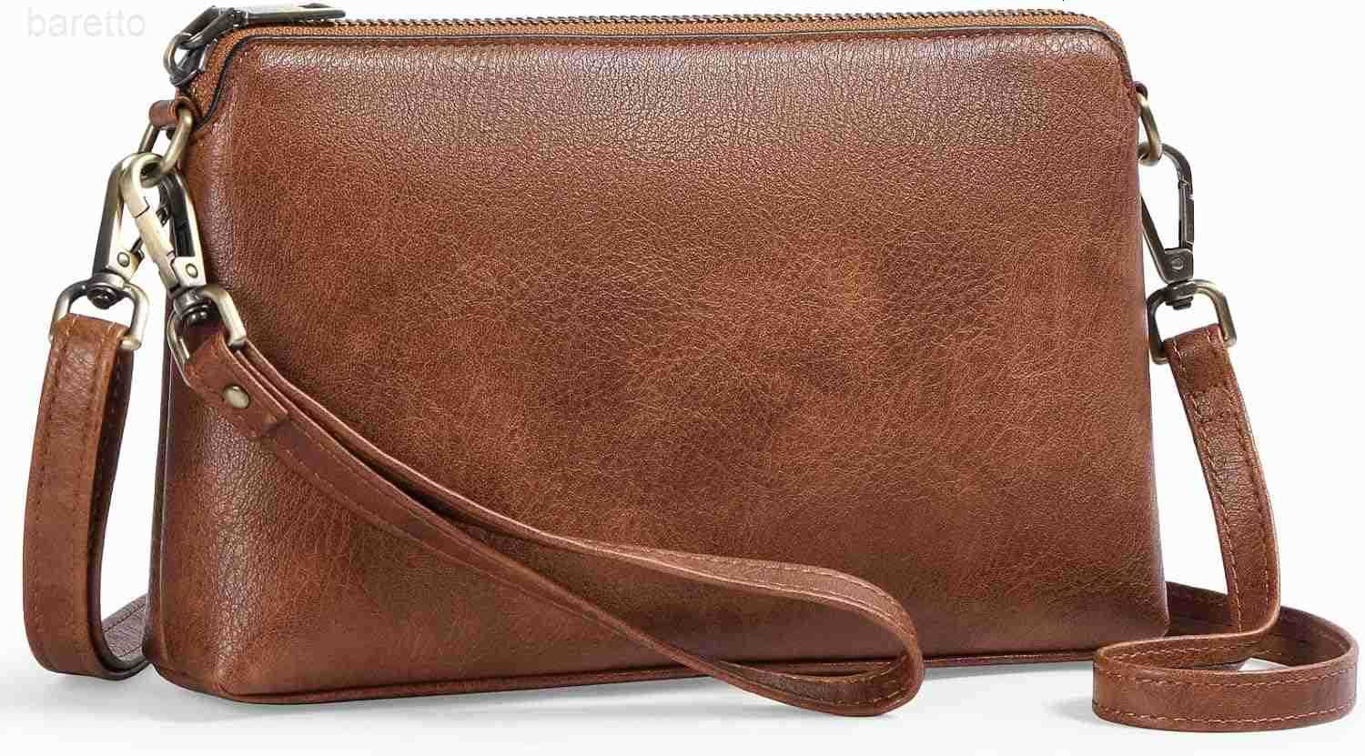 Crossbody Bags for Women RFID Blocking Leather Cross Body Bag Purses Womens Crossbody Handbags with Wristlet Strap M250904