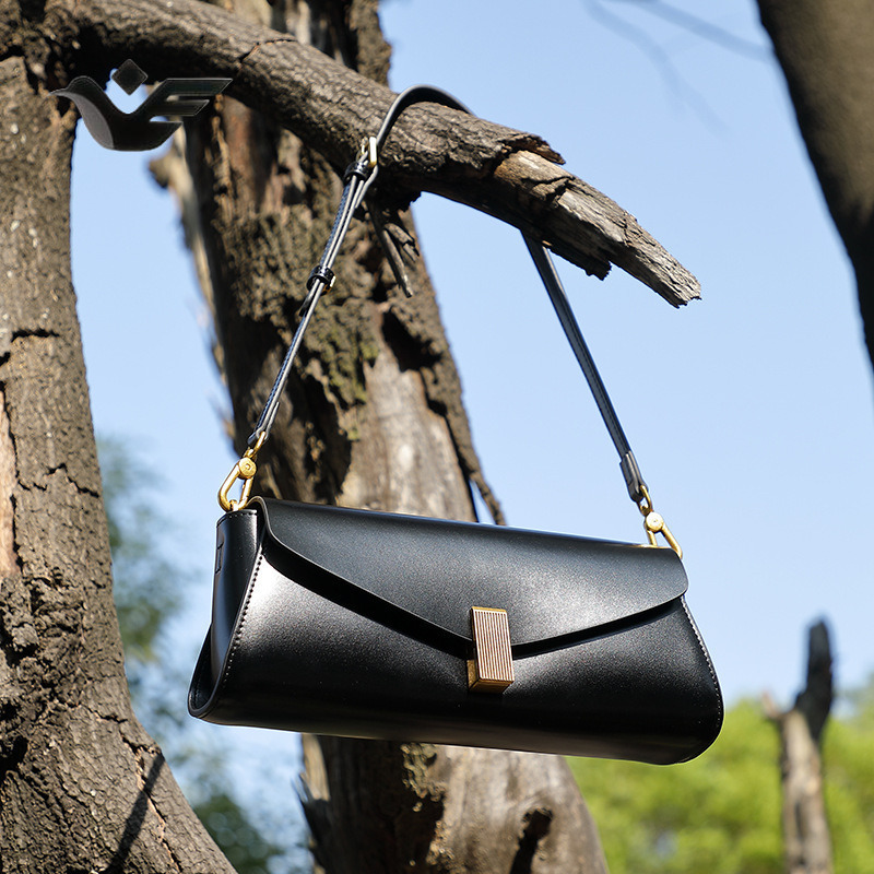 Feiyan Free Shipping New Designer Bag Luxury Shopping Bag High-end Niche Genuine Leather Bag For Women Versatile Shoulder Crossbody Bag Commuter Under