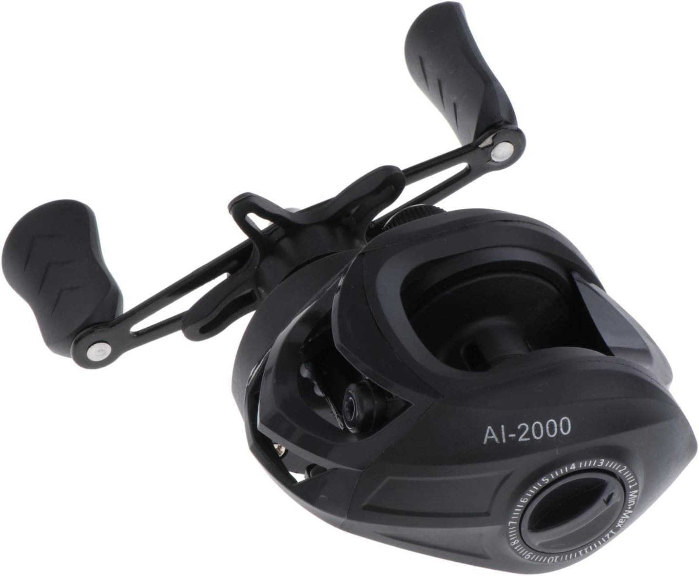 Baitcaster Fishing Reel 76 LB Drag 1 Shielded Ball Bearings Brake System W250904